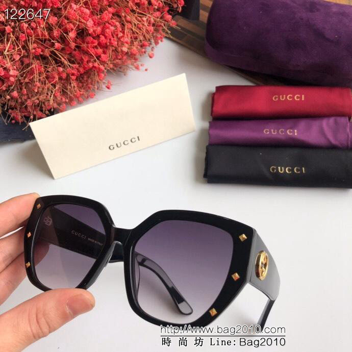 GUCCI古馳 新品 時尚百搭女款太陽鏡 GG0613  lly1240